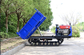 Κινέζικα αγροτικά οχήματα 5 τόνων GF5000A Crawler Loader Dump Truck Rubber Dumper σε πώληση