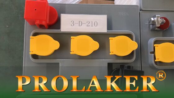 6 βολτ 210Ah 3-δ-210 Forklift μολύβδου όξινος βαθύς κύκλος μπαταριών έλξης για το κάρρο γκολφ