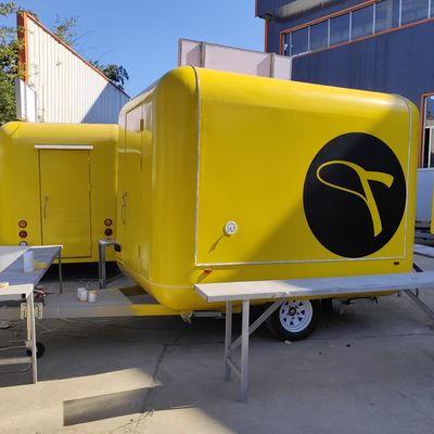 Πιο δημοφιλής  Mobile Fast Food Trailer Τροχαίο με πλήρη κουζίνα