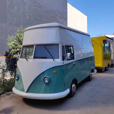 Εμπορικά τρόφιμα Βαν Concession Street Mobile Food Truck Cart Fast Food Trailer Για ζεστή πώληση