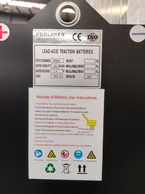4HPZS620 24V 620Ah μπαταρίες έλξης Μακροχρόνια διάρκεια κύκλου