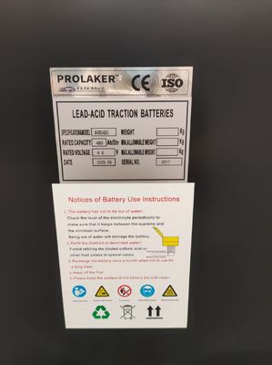 Προσαρμοσμένη βαριά μπαταρία 48V 480Ah 48V 6PZS480
