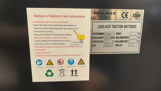 OEM 24-85-21 Ηλιακή μπαταρία 48V 840Ah Τρεις φάσεις