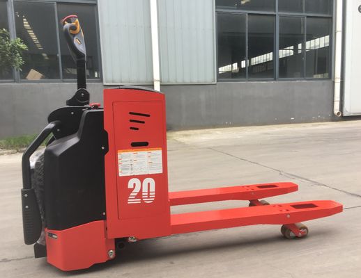LAKER Εργατική εξοικονόμηση 2 τόνων Stand On Electric Pallet Truck με μπαταρία μεγάλης χωρητικότητας 210Ah