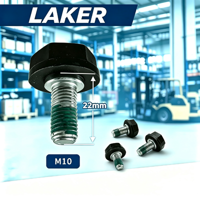 Εργοστασιακή Έξοδος LAKER M10*22 Πλαστικός Μονωμένος Εξάγωνος Συνδετήρας, OEM ODM Προσαρμοσμένη Γαλβανισμένη Βίδα Υψηλής Αντοχής Αντικραδασμική Αυτοασφαλιζόμενη, Άμεση Προμήθεια Νάιλον Επίθεμα Αντιδιαβρωτικό Μονωμένο Εξάρτημα